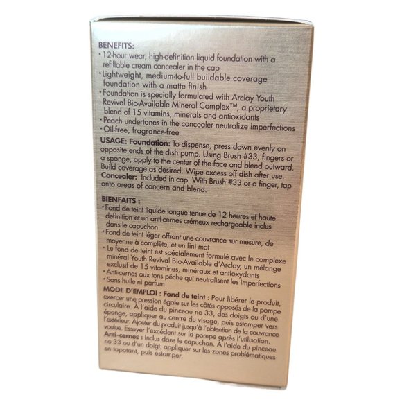 Stila Stay All Day Foundation & Concealer - #15 Espresso 1 oz NEW SEALED - Picture 5 of 7